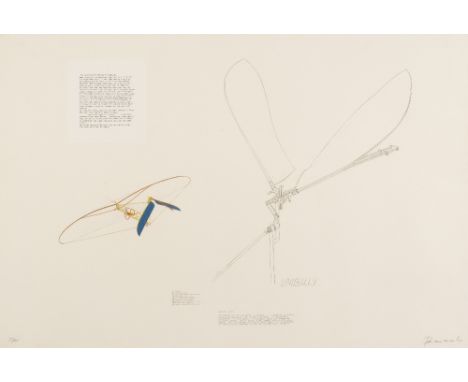 PANAMARENKO (1914-2019)Umbily,1976 Sérigraphie en couleurs sous plexiglas. Signée et numérotée au crayon 53/200Zeefdruk in kl