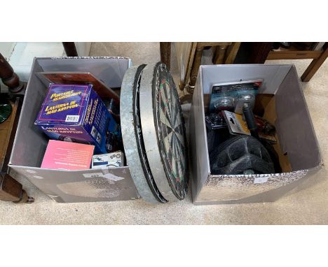 2 dart boards, box of tools &amp; box of cycle lights, pump etc.Viewing/collection at West Woodlands BA11 5ES. Payment at Sta