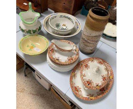 China plates, tureens, bowls, jugs, to include Portmeirion 'Botanic Garden' &amp; Carltonware. Viewing/collection at West Woo