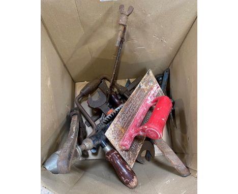 A collection of vintage tools. Viewing/collection at West Woodlands BA11 5ES. Payment at Standerwick BA11 2QB. No booking req