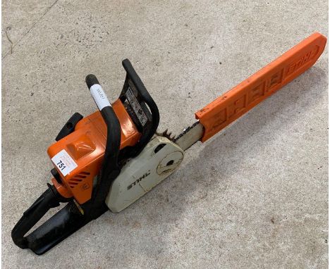 Stihl chainsaw.  Viewing/collection at West Woodlands BA11 5ES. Payment at Standerwick BA11 2QB. No booking required. Lots to