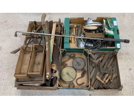 Quantity of tools to include saws, wooden planes, files, chisels etc. Viewing/collection at West Woodlands BA11 5ES. Payment 