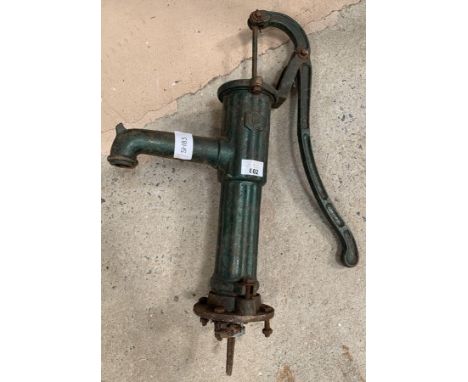 Vintage water pump. Viewing/collection at West Woodlands BA11 5ES. Payment at Standerwick BA11 2QB. No booking required. Lots