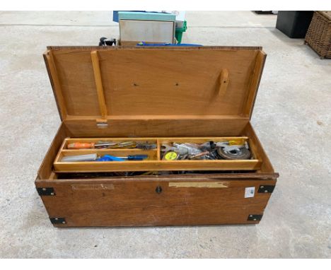 Toolbox with selection of tools. Viewing/collection at West Woodlands BA11 5ES. Payment at Standerwick BA11 2QB. No booking r
