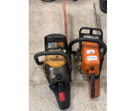 Stihl chainsaw &amp; Mcculloch chainsaw. Viewing/collection at West Woodlands BA11 5ES. Payment at Standerwick BA11 2QB. No b