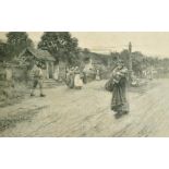 An album of prints and engravings, some loose.