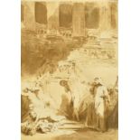 After Fragonard, a set of 12 collotype prints, framed in 10 frames, each image 8" x 5.5". (10).