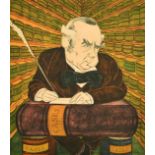 After Edmond Xavier Kapp, Circa 1925, a group of five caricatures for the Law Journal, each 12" x