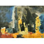 John Piper (1903-1992) British, 'Ruined Church, Bawsey', Circa 1982, screen print, signed in