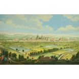 Giuseppe Zocchi (1711-1767) A general view of Florence taken from the Convent of the Capucin Friars,
