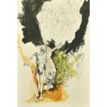 Renato Guttuso (1911-1987), 'Figure', a lithograph, signed in pencil, numbered 17/28, 27" x 19.25".