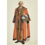 A pair of signed Sphinx prints, one of the Archbishop Davidson, the other of 'The Swiss Minister,