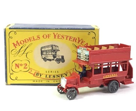 GROUP OF TWELVE MODELS OF YESTERYEAR BY LESNEY, including a steamroller, 4 Ton Leyland, an 'E Class Tramcar, 'The Fowler Big 