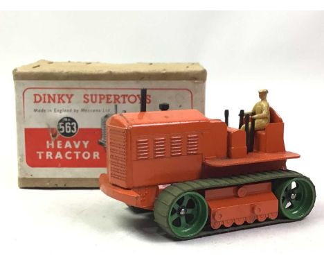 DINKY SUPERTOYS HEAVY TRACTOR, NO 563 in original box