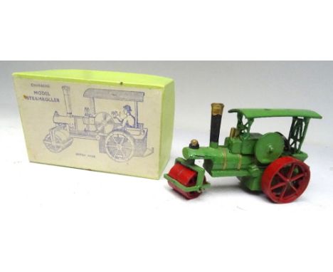 Charbens RARE diecast Model Steam Roller in original box (Condition Very Good, some metal fatigue cracks to right side of bod