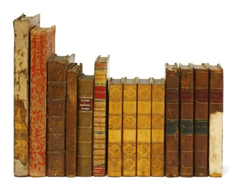 1- Evans, T: Old Ballads, Historical and Narrative; in 4 vols. 1784. Full polished calf; rubbed V. 4 lacking spine ; 2- Cotto