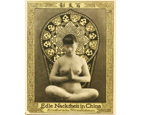 Perckhammer, Heinz von: Edle Nacktheit in China. Eigenbrodler-Verlag, 1928, first edition, Stiff boards and with dust jacket.