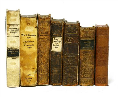 1- Ray, John: A Collection of English Proverbs.. Morden, Cambridge, 1678, 2nd edn. enlarged (118 extra pages, including appen