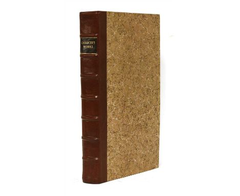 CHAUCER, Geoffrey: The Works, edited by John Urry. L, for Bernard Lintot, 1721, 1st Urry Edn. With 2 engraved portraits, engr