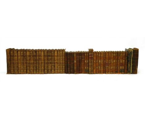 CHAUCER, Geoffrey: The Bell’s edition of the Poetical works in 14 volumes. Edinburgh, Apollo Press, 1782. With a frontis port
