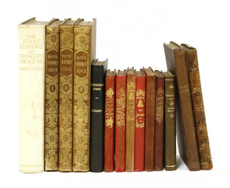 Dickens, C:&nbsp;A collection of First Editions: 1- A Tale of Two Cities.&nbsp;THIS VOLUME WITHDRAWN;&nbsp;2- Christmas Books