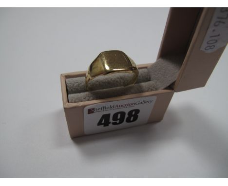 A Gent's Signet Ring, (indistinctly stamped).