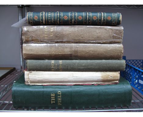 The Field Bound Volume 1946; The Dunlop Book, second edition, Punch 1859-60, 61-2, 62-3, Picture Posies, Routledge 1874. (6)