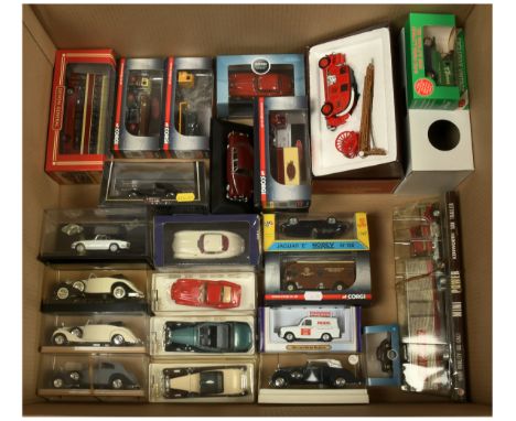 Solido, Moy, Corgi Etc &ndash; a boxed group to include cars and commercials &ndash; Solido classic cars Rolls Royce Etc, Oxf