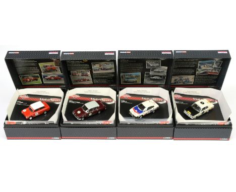 Corgi (1/43rd) scale Rally Cars x 4 (1) Triumph TR7, (2) Hillman Imp, (3) Ford Cortina and (4) Ford Consul - conditions are N