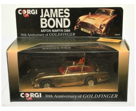 Corgi 96445 - "James Bond" Aston Martin DB5 (1/36th scale) - this "30th Anniversary of Goldfinger" issue is gold plated with 