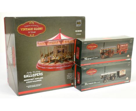 Corgi Vintage Glory a group to include (1) CC20403 Gallopers "Anderton &amp; Rowland", CC20503 Showman's "Earl Beatty" and (3