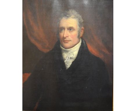 School of Hoppner - Portrait of Mr Grant Lawson, oil on canvas, 74 x 61 cm  