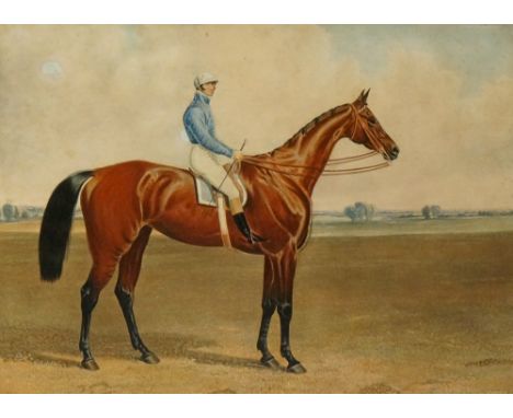 A 19th Century coloured lithograph - Deception, Winner of The Oaks Stakes at Epsom 1839, image 31cm x 42cm, framed
