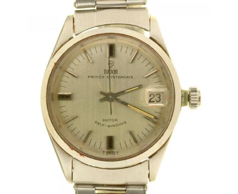 A ROLEX TUDOR PRINCE OYSTERDATE GENTLEMAN'S WRISTWATCH, 27MM CIRCULAR DIAL++IN GOOD WORKING CONDITION WITH LIGHT WEAR CONSIST