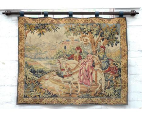 THE ROYAL HUNT TAPESTRY BY MARC WEYMELL, 92 X 115CM 