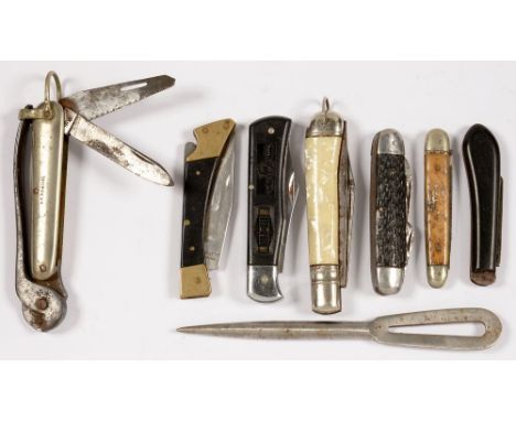 A BRITISH WORLD WAR ONE 'ESCAPE TOOL' POCKET KNIFE BY JOSEPH RODGERS AND SON SHEFFIELD, WITH BLADE, SAW AND WIRE CUTTERS, NIC