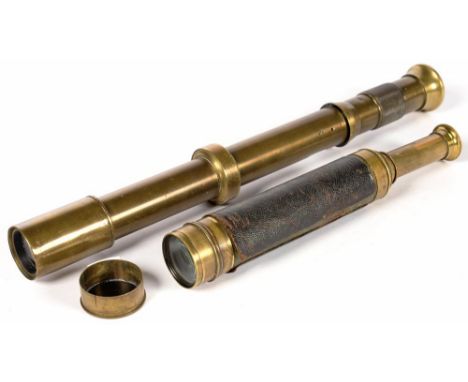 A W. WATSON &amp; SONS WORLD WAR ONE BRASS MARK III SIGHTING TELESCOPE, MAKER'S MARKS, DATE 1917 AND GOVERNMENT BROAD ARROW P