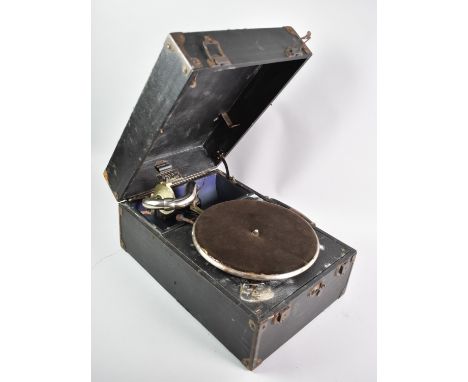 A Vintage Decca Wind Up Gramophone, Motor Working Order