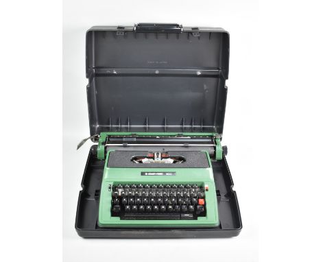 A Cased Silver Reed Portable Typewriter