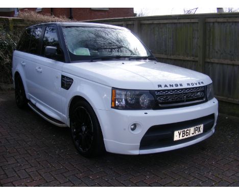 FROM A DECEASED ESTATE - A Range Rover Sport Automatic diesel car, registration YB61 JPX - currently Sorn CONDITION REPORT Fo