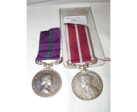 A George V Indian Army M.S.M to 2058 Ishar Singh, 92nd Punjab's, together with Elizabeth II New Zealand Meritorious medal CON