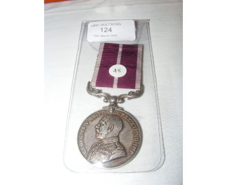 A George V KGV Army Meritorious Service medal - Field Marshall Uniform to 10054 SPR. W Brennan RE GVF 