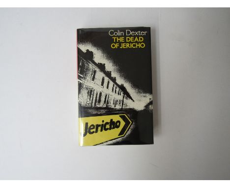 Colin Dexter: 'The Dead of Jericho', London, Macmillan, 1981, 1st edition, signed to title page, original cloth gilt (interna