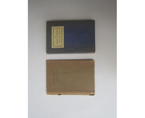 Laura Riding: 'The Close Chaplet', London, Leonard &amp; Virginia Woolf at the Hogarth Press, 1926, 1st edition, 76,[1]pp, or