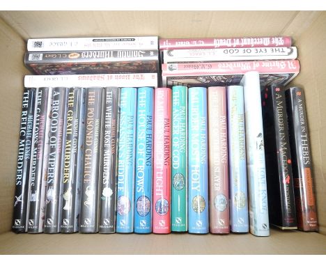 P.C. Doherty, 22 historical mystery/crime titles, all 1st editions, of which 11 signed by the author, all original cloth, all