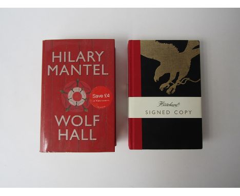 Hilary Mantel, 2 titles: 'Wolf Hall', London, Fourth Estate, 2009, 1st edition, signed to title page, original cloth gilt (in