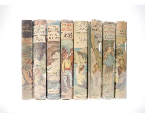 Enid Blyton, 'The Adventure Series', complete set of the eight children's mystery novels, all 1st editions, 1st impressions, 