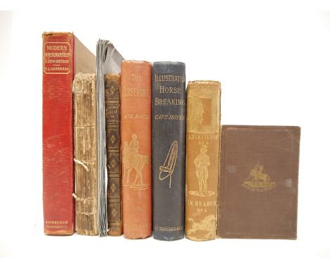 Seven titles on horse riding and horses, including Thomas Blundeuill [Thomas Blundeville], of Newton Flotman, Norfolk: 'The A