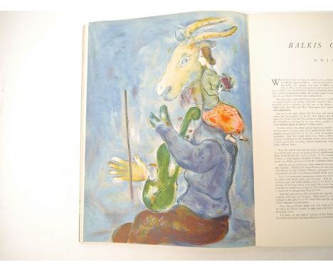 (Marc Chagall, Joan Miro), 'Verve. An Artistic and Literary Quarterly', Volume 1, No.3, Paris, June 1938, 4 coloured lithogra