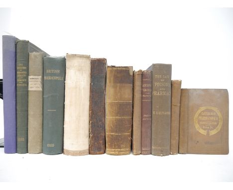 A collection of 12 assorted titles on medicine, pharmacy, chemistry etc, including William Buchan: 'Buchan's Domestic Medicin